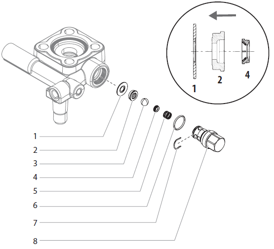 PowrLiner 3500/3500s Outlet Valve Assembly Parts